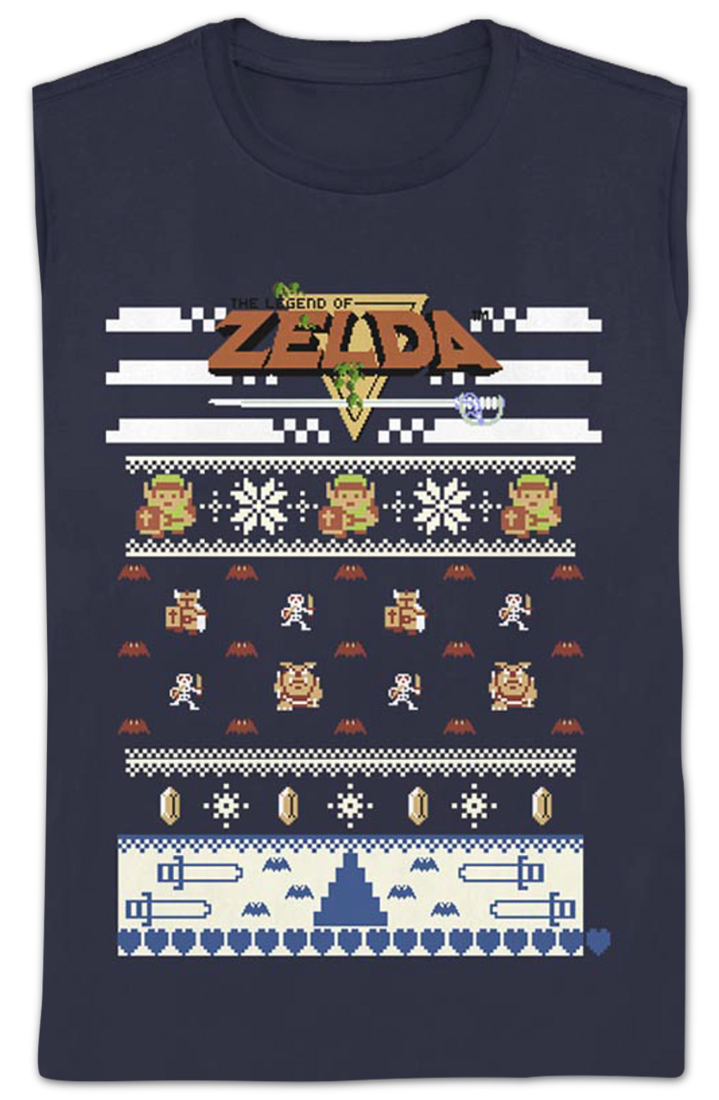 Womens Faux Ugly Christmas Sweater Legend of Zelda Shirt product image 2