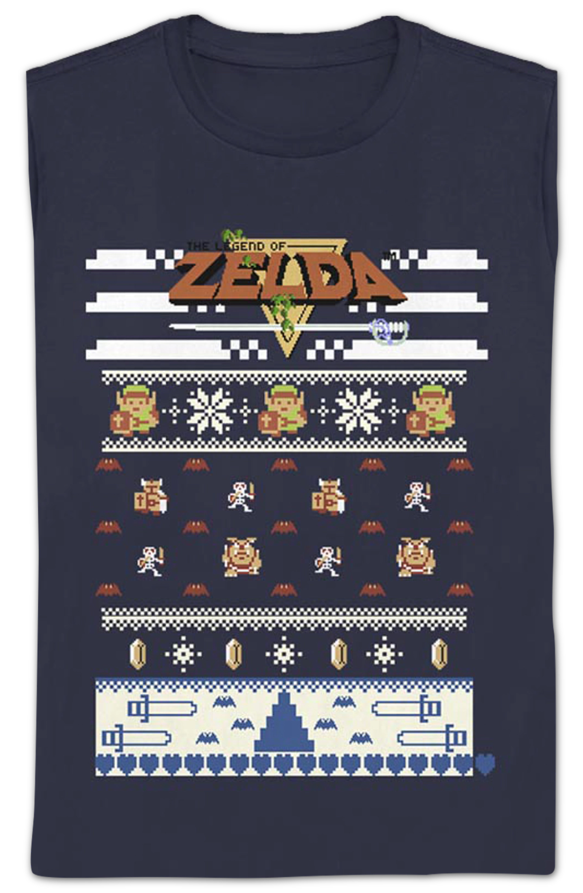 Womens Faux Ugly Christmas Sweater Legend of Zelda Shirt product image 2