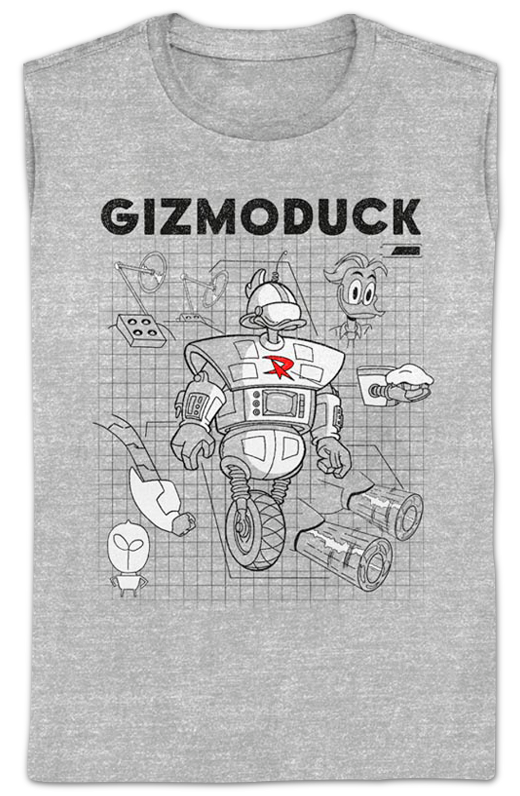 Womens Gizmoduck DuckTales Shirt product image 2