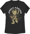 Womens Groot Jingle Around Marvel Comics Shirt product image 1