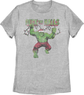 Womens Incredible Hulk Deck The Halls Marvel Comics Shirt product image 1