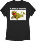 Womens Kermit The Frog Late To Everything Muppets Shirt product image 1