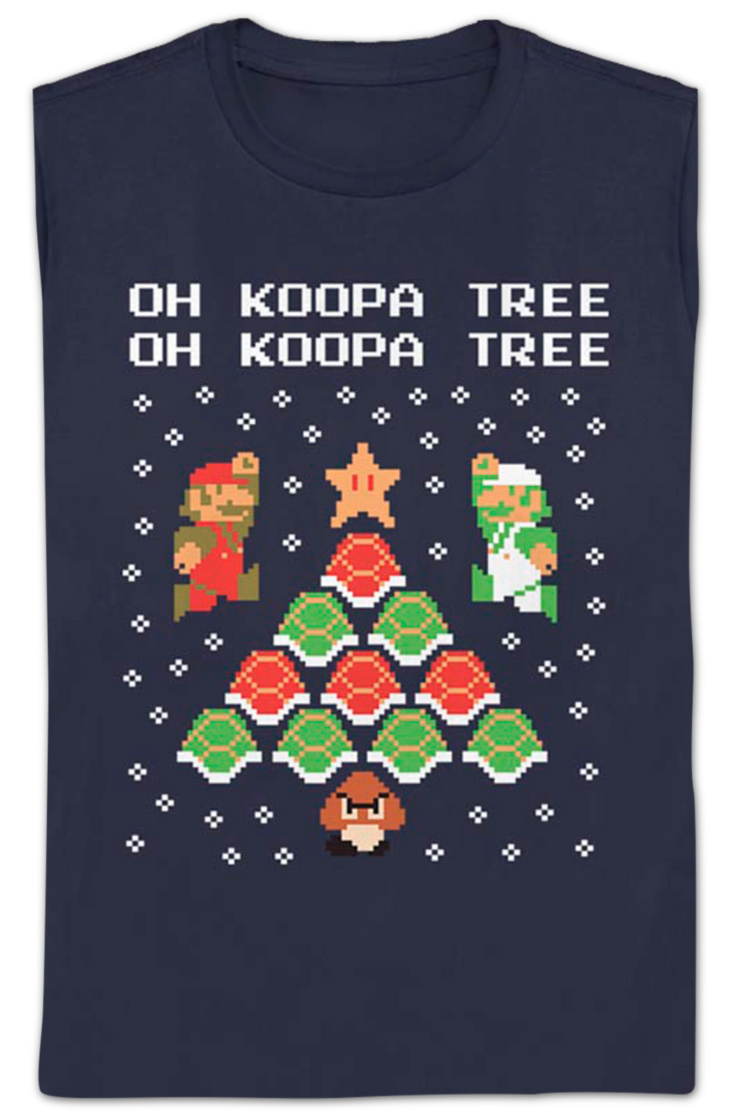 Womens Oh Koopa Tree Super Mario Bros. Christmas Shirt product image 2