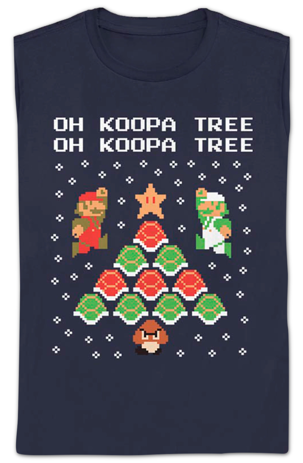 Womens Oh Koopa Tree Super Mario Bros. Christmas Shirt product image 2