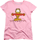 Womens Paper Hearts Garfield Shirt product image 1