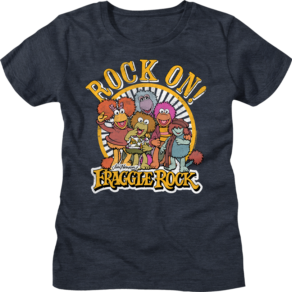 Womens Distressed Rock On Fraggle Shirt product image 1