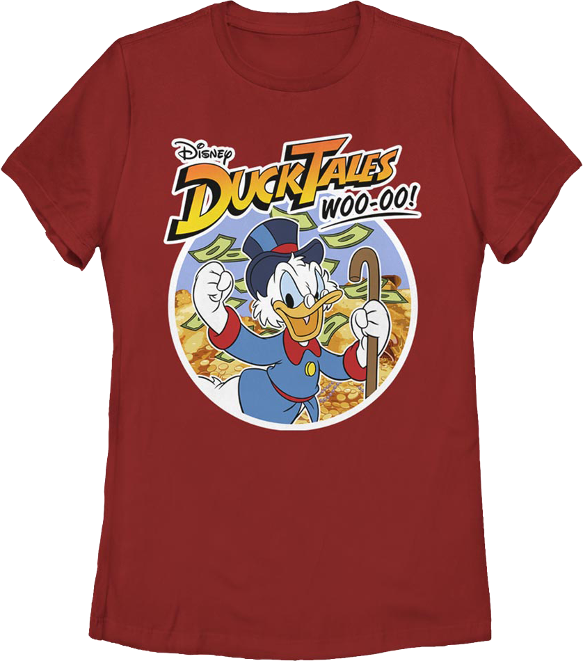 Womens Scrooge McDuck Money Vault DuckTales Shirt product image 1