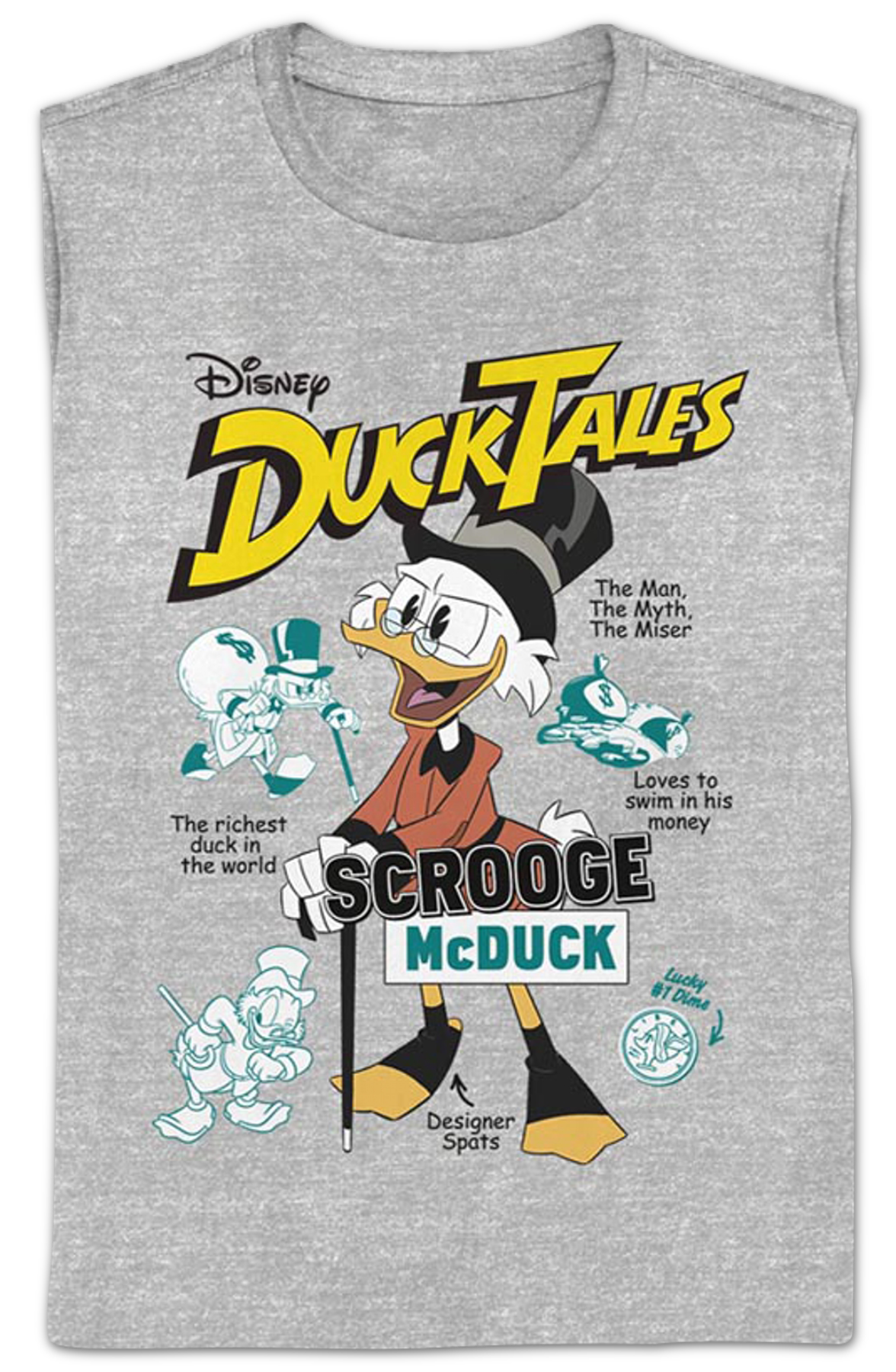 Womens Scrooge McDuck The Man Myth Miser DuckTales Shirt product image 2