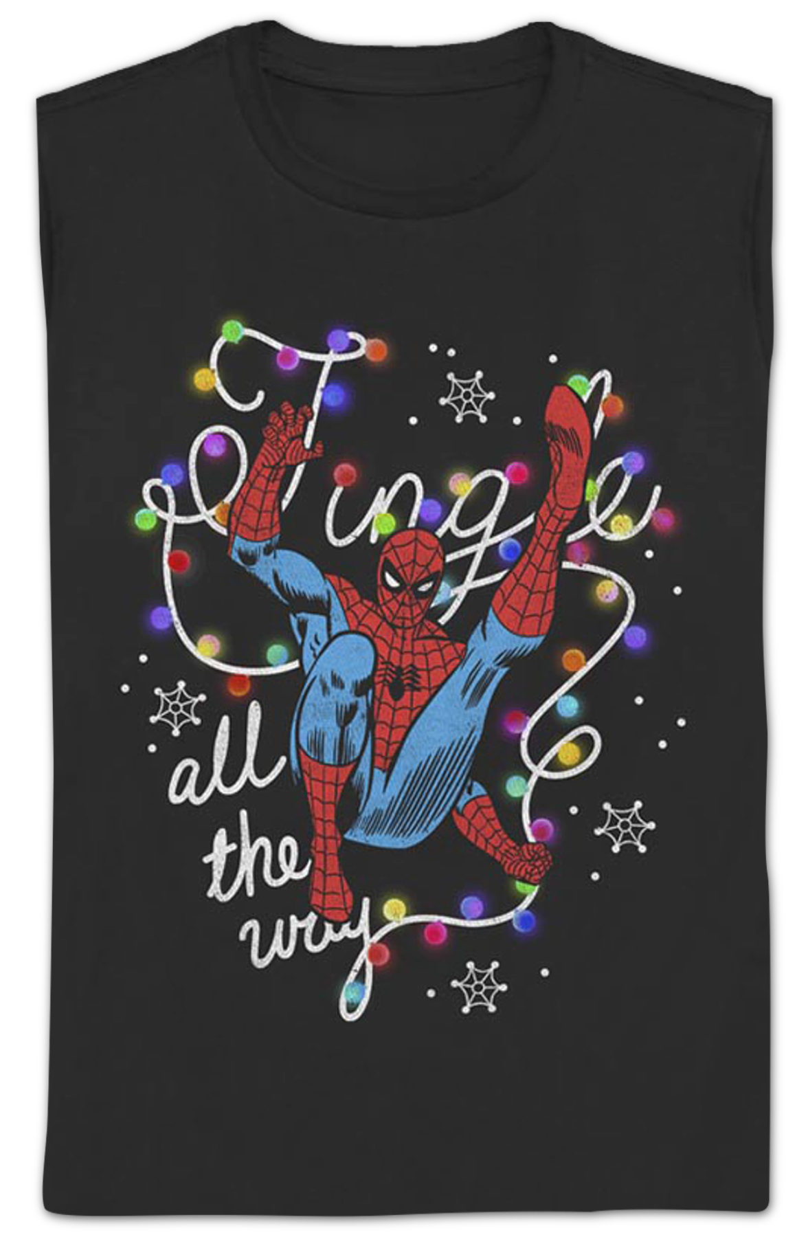 Womens Spider-Man Tingle All The Way Marvel Comics Shirt product image 2