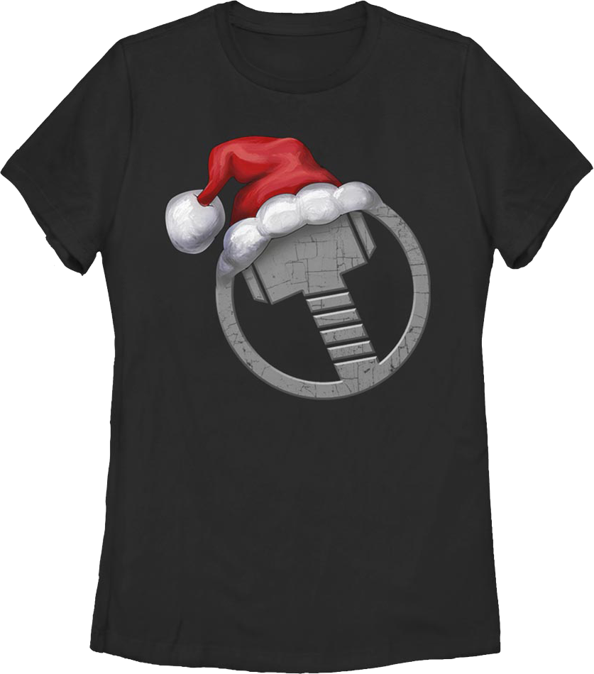 Womens Thor Marvel Comics Christmas Shirt product image 1