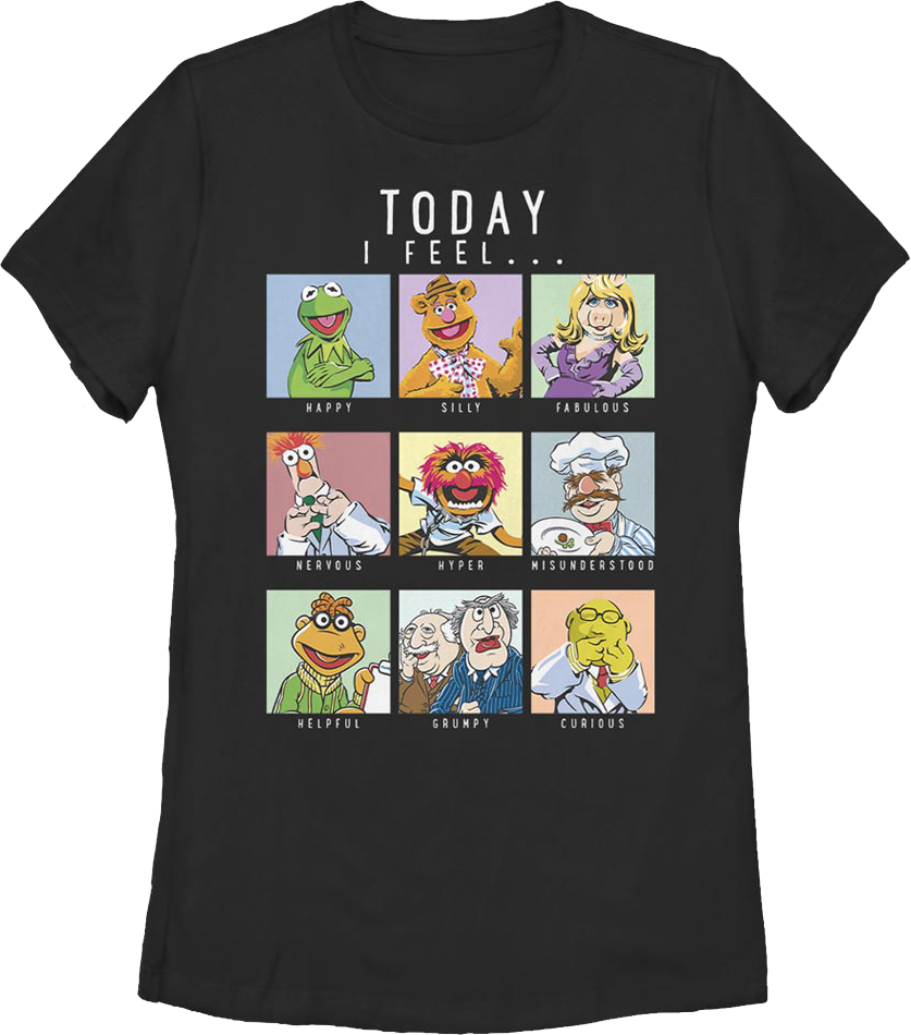 Womens Today I Feel Muppets Shirt product image 1