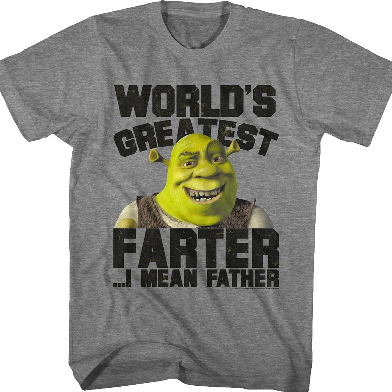 World's Greatest Father Shrek T-Shirt product image 1