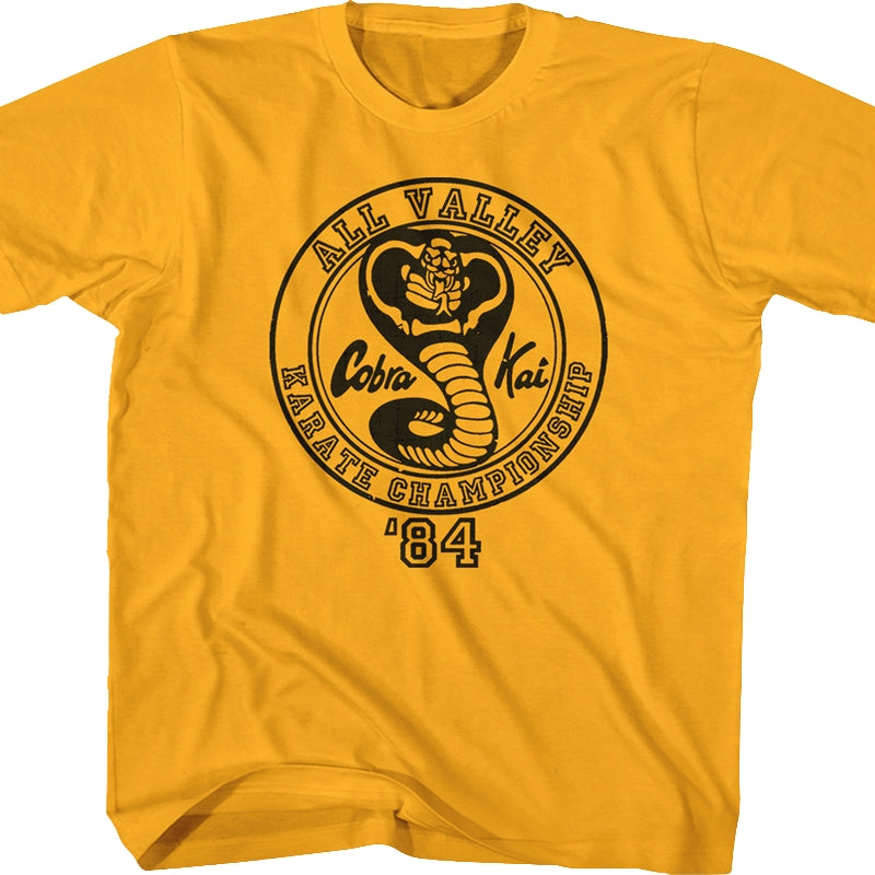 Youth 84 All Valley Cobra Kai Karate Kid Shirt product image 1